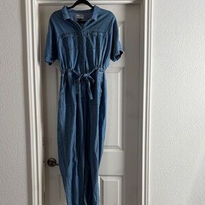 Universal Thread Blue Denim Jumpsuit